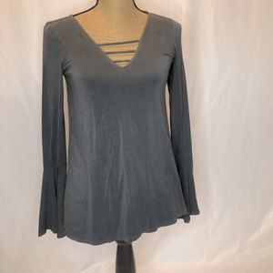 American Eagle Bell Sleeved Tee Small